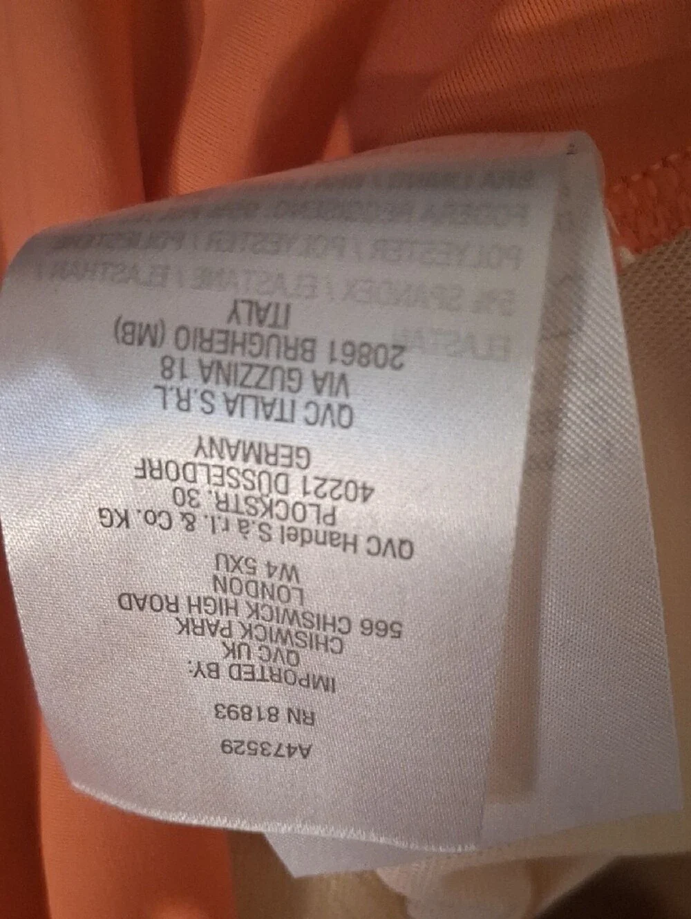 None bright orange